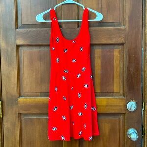 Women’s small UGA red skater dress